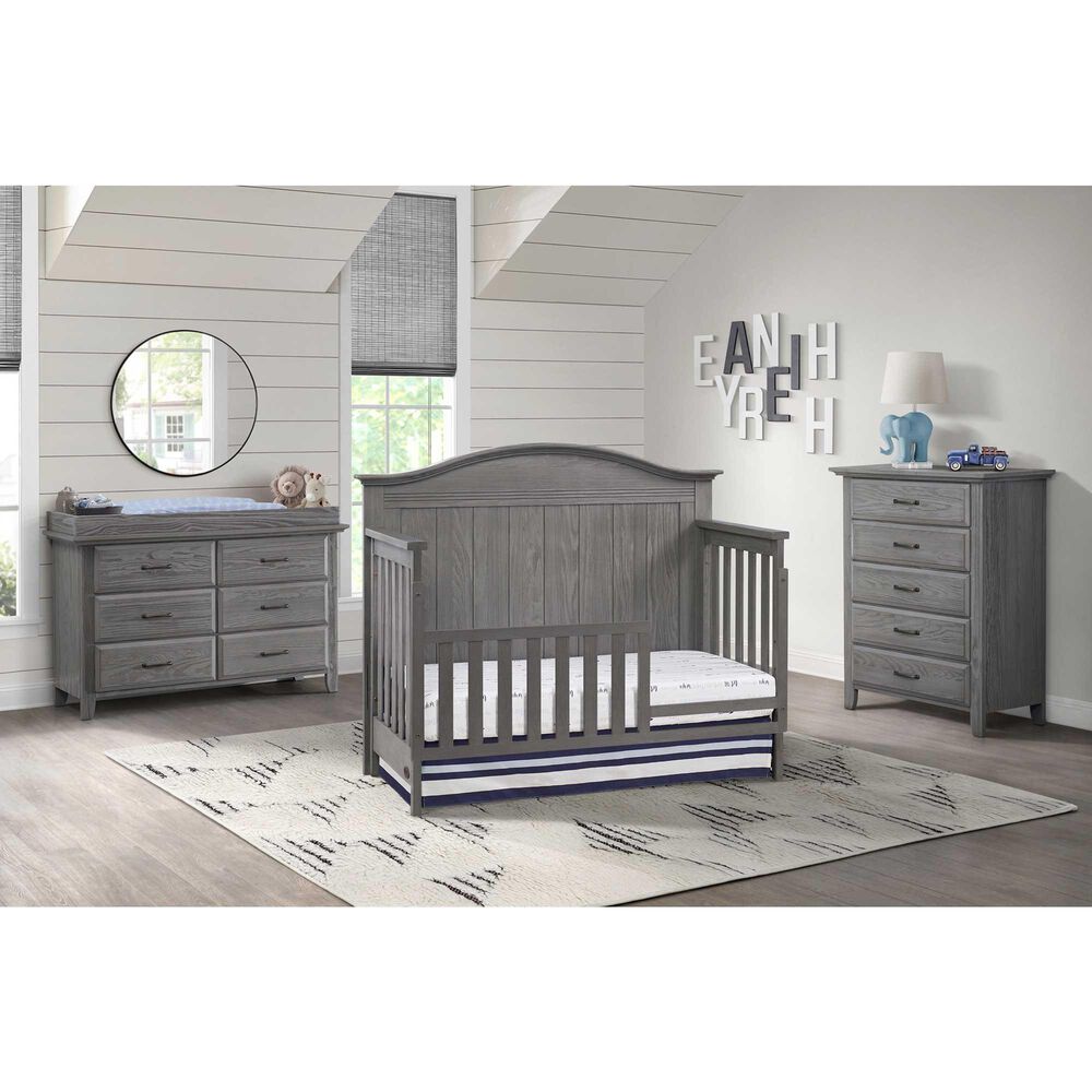 Oxford Baby Chandler Toddler Guard Rail in Graphite Gray NFM