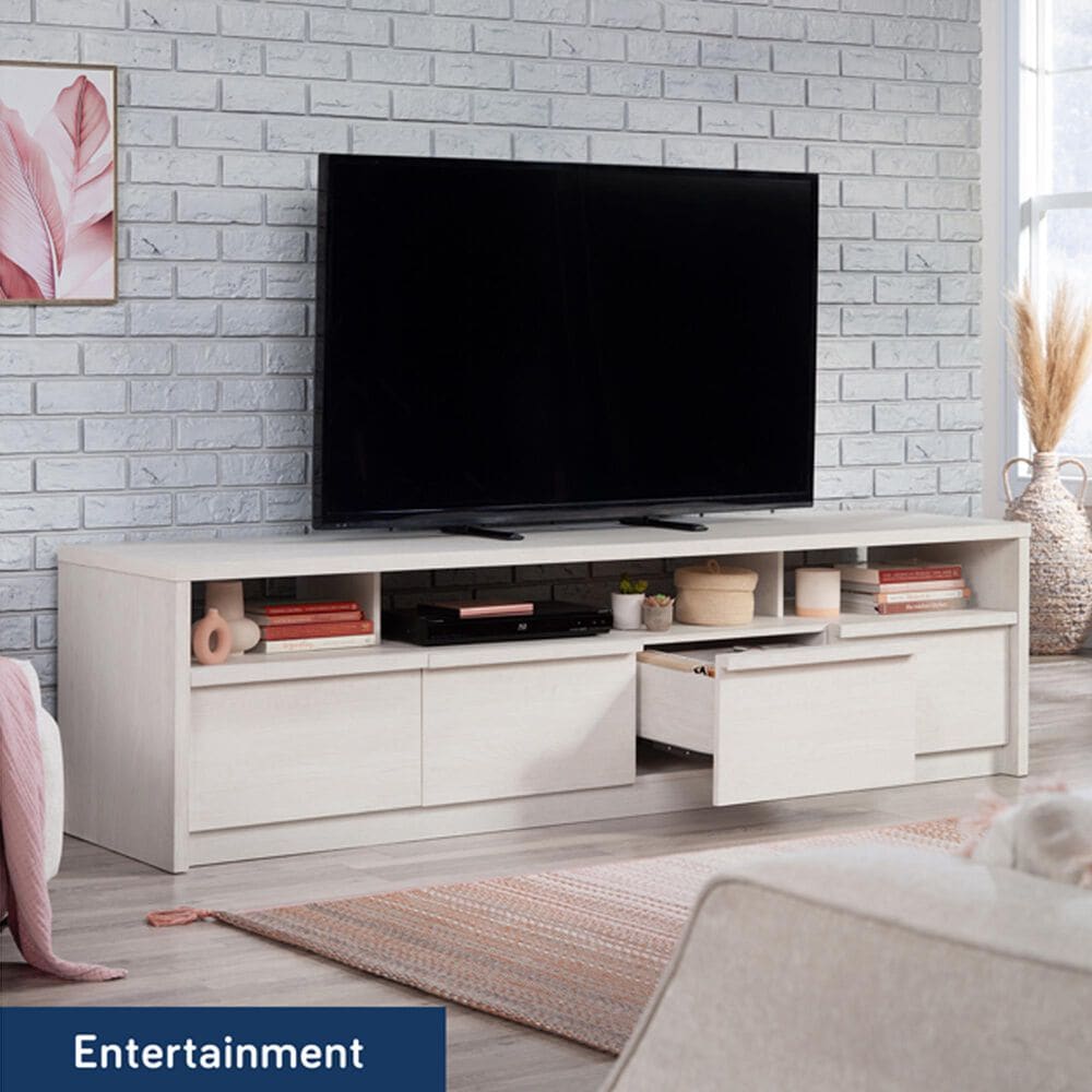 Sauder Harvey Park 81&quot; TV Stand in Alabaster Oak, , large