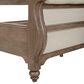 Belle Furnishings Americana Farmhouse 4 Piece King Sleight Bedroom Set in Dusty Taupe and Black, , large