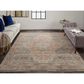 Feizy Marquette 3778F 5" x 7"2" Rust and Blue Area Rug, , large