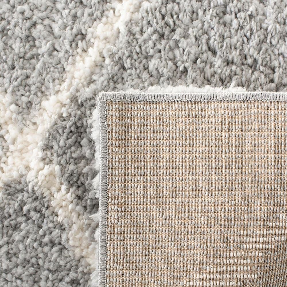 Safavieh Parma Shag PMA515G 8&#39; x 10&#39; Grey and Cream Area Rug, , large