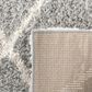 Safavieh Parma Shag PMA515G 8" x 10" Grey and Cream Area Rug, , large