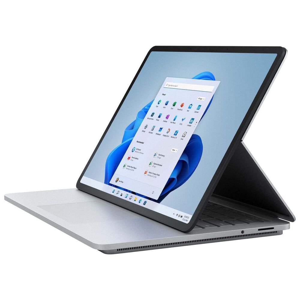 Microsoft 14.4&quot; Multi-Touch Surface Laptop Studio | Intel Core i7-11370H - 32GB RAM - NVIDIA GeForce RTX 3050 Ti - 1TB SSD in Platinum, , large