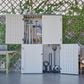 Hearth and Haven Outdoor Rust-Resistant Plastic Storage Shed with Adjustable Partition Design in White, , large