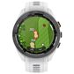Garmin Approach S70 42mm Premium GPS Golf Watch Ceramic Bezel Black Case with White Silicone Band, , large