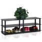 HOMLUX 3-Tier Shoe Rack in Espresso and Black, , large