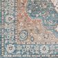 Surya Carlisle Oriental 2" x 2"11" Dark Blue, Light Sage, Dusty Pink, Cream and Medium Brown Area Rug, , large