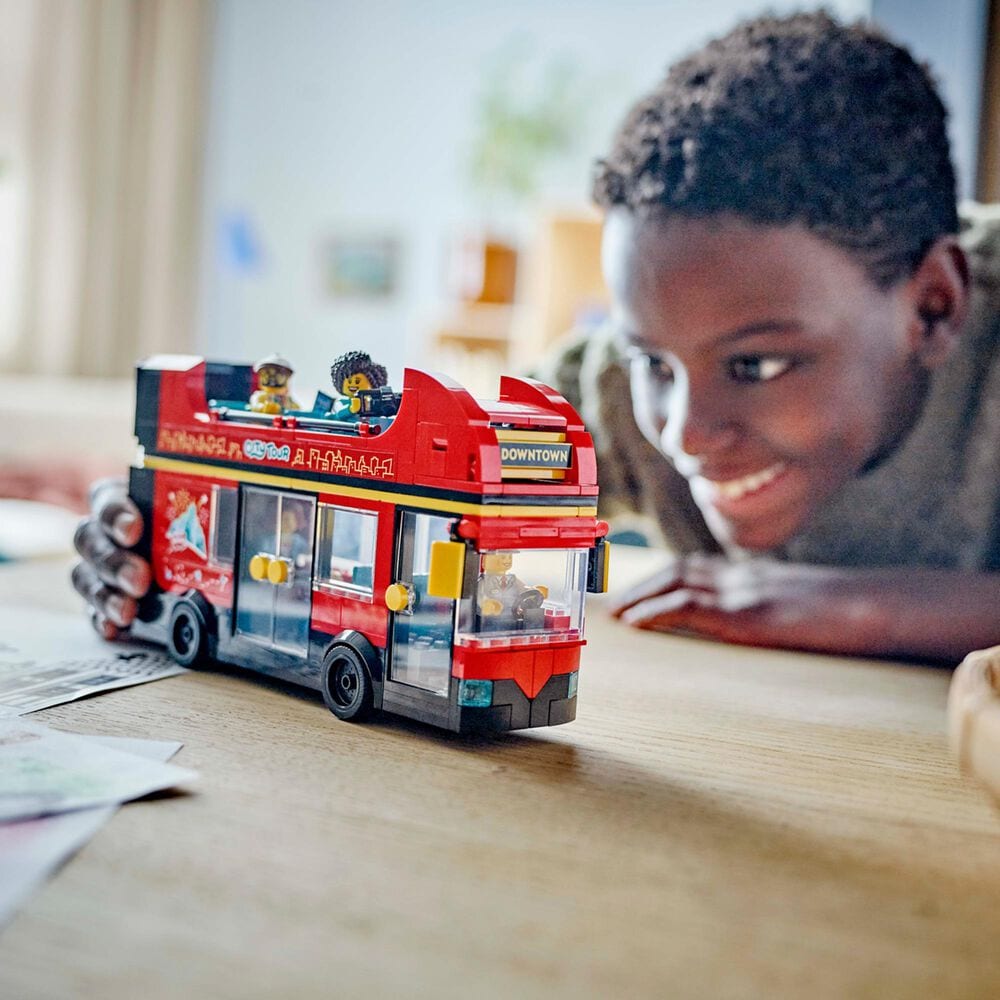 LEGO City Red Double-Decker Sightseeing Bus, , large