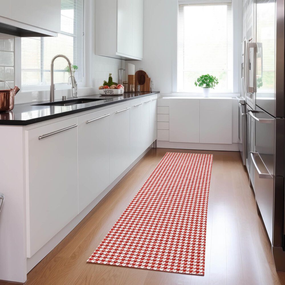 Dalyn Rug Company Hinton 2&#39;3&quot; x 12&#39; Red Indoor/Outdoor Runner, , large