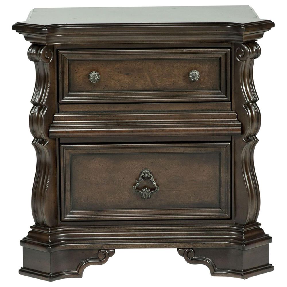 Belle Furnishings Arbor Place Nightstand in Brownstone, , large