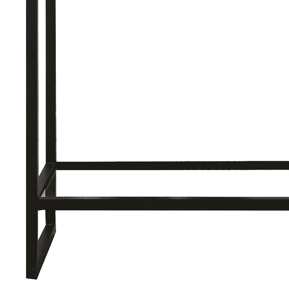 James Martin Vanities Boston 39.5&quot; Single Bathroom Vanity in Matte Black with 3 cm White Glossy Resin Countertop and Rectangular Sink, , large