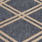 Trisha Yearwood Rug Collection Gather Minot 6"7" x 9"6" Cobalt and Natural Area Performance Rug, , large