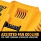 DeWALT 20v/60v Max Fan-Cooled Rapid Charger, , large