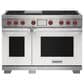 Wolf Appliances 7.8 Cu. Ft. Natural Gas Range with 6 Burners and Infrared Charbroiler in White, , large