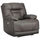 Ashley Wurstrow Power Recliner with Adjustable Headrest in Smoke, , large
