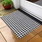 Dalyn Rug Company Hinton 1"8" x 2"6" Black Indoor/Outdoor Area Rug, , large