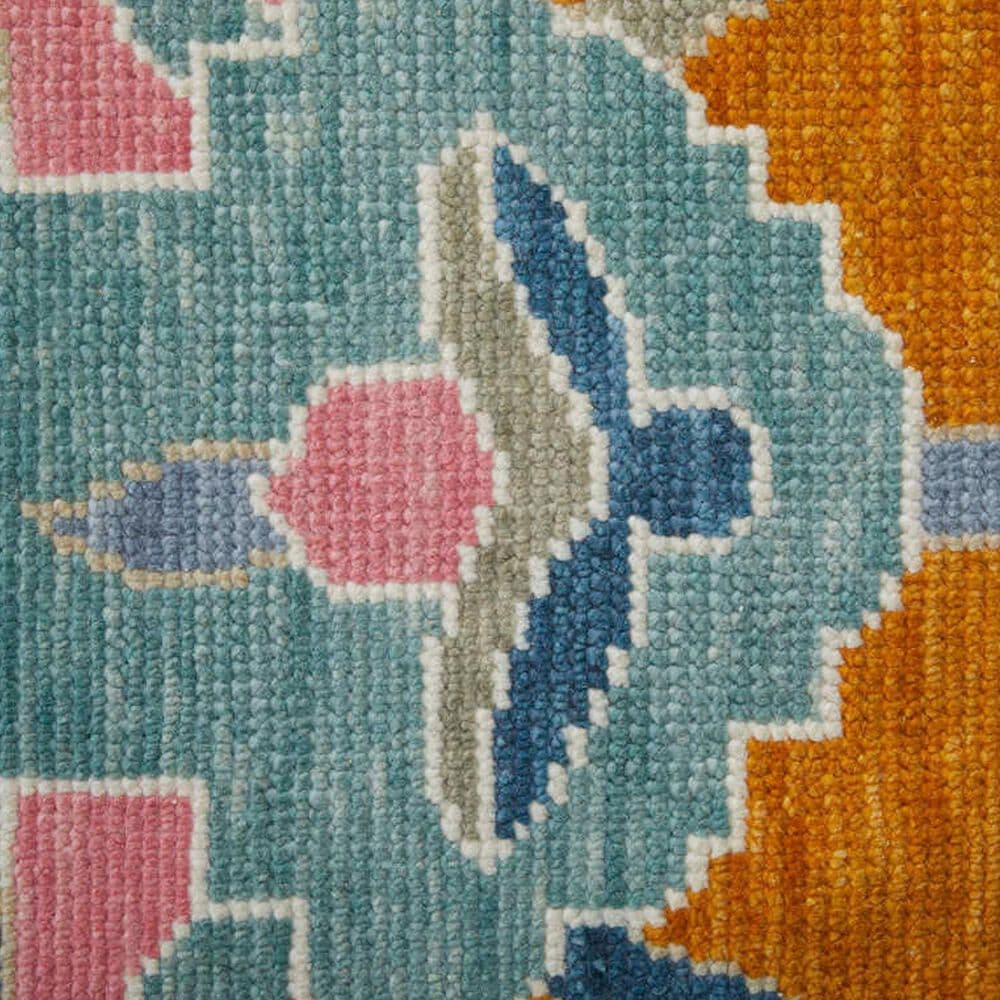Feizy Karina 2&#39;6&quot; x 8&#39; Ivory, Blue and Pink Runner, , large