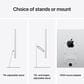Apple Studio Display - Nano Texture Glass - Tilt-Adjustable Stand in Silver and 3-Year AppleCare+, , large