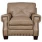Bordeaux & Co 3-Piece Stationary Leather Living Room Set in Juno Pebble, , large