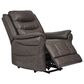 Ashley Oatman Power Lift Recliner in Umber, , large