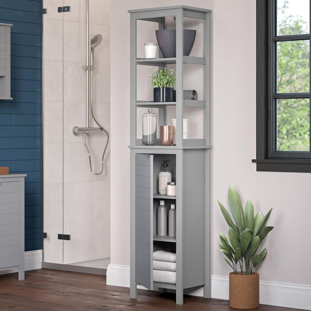 RiverRidge Home Madison Linen Tower in Gray, , large