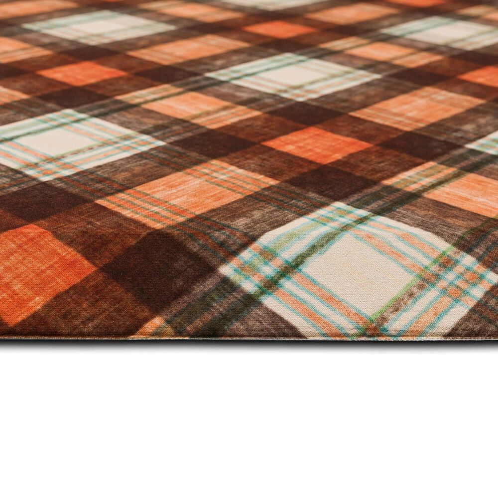 Mohawk Dri-Pro Harvest Chalk Plaid 1&#39;6&quot; x 2&#39;6&quot; Multicolor Door Mat, , large