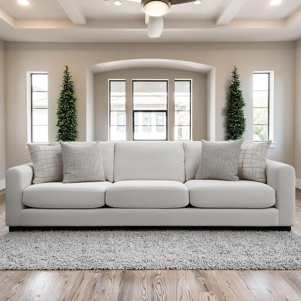 Decor-Rest Furniture Stationary Sofa in Cloud Ivory, , large