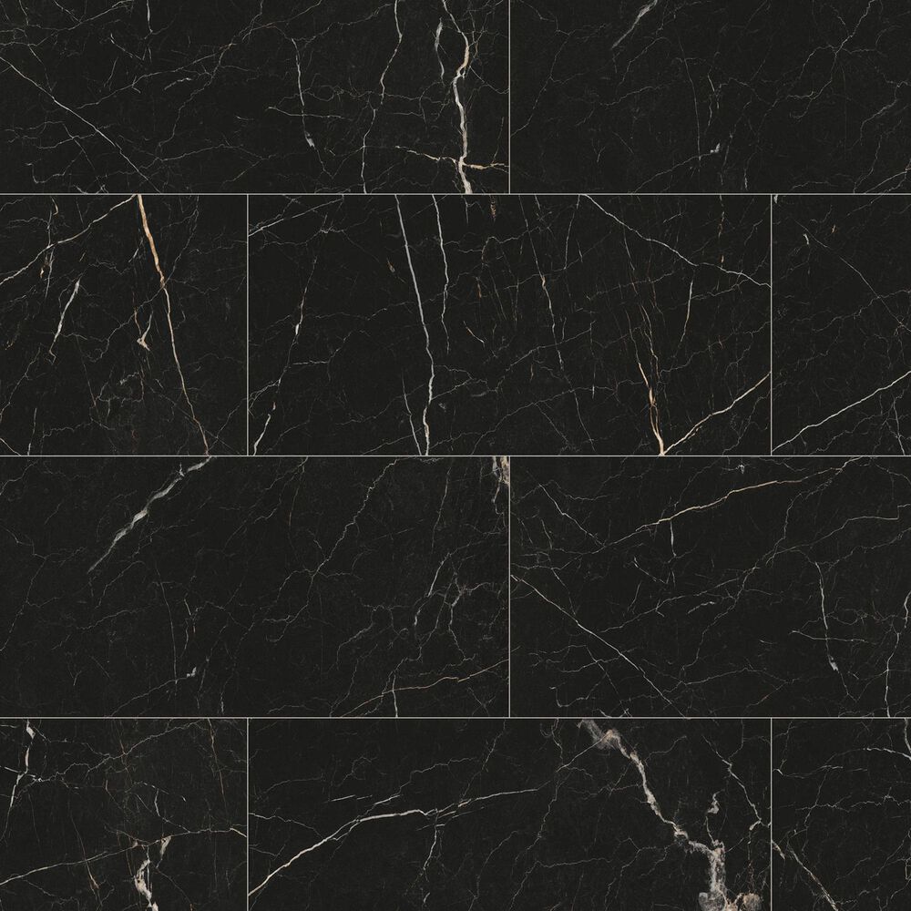 Fuzion SmartDrop Raven Marble 12" x 24" Luxury Vinyl Tile, , large