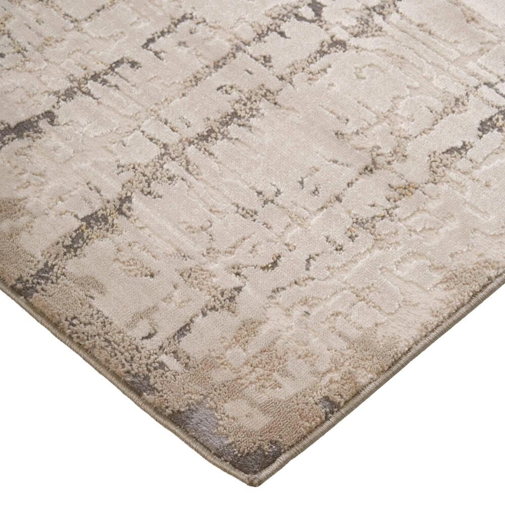 Feizy Waldor Abstract 8&#39; x 11&#39; Beige Area Rug, , large