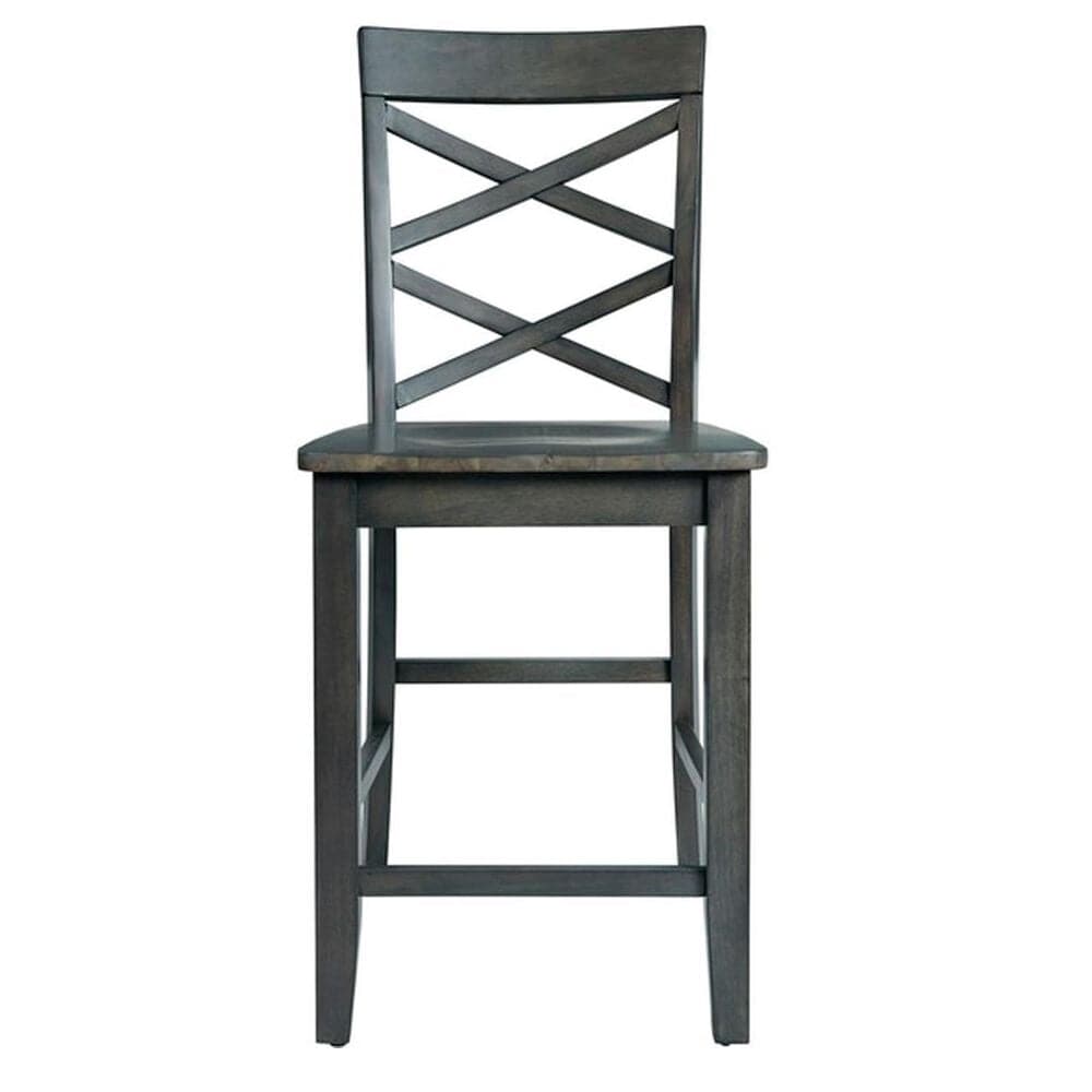 Mayberry Hill Renegade 6 Piece Counter Height Dining Set in Grey, , large