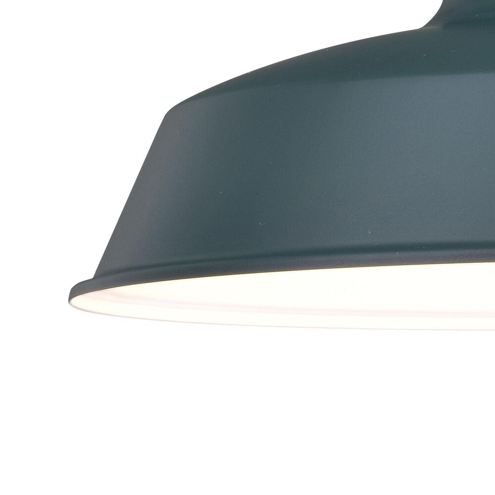 Vaxcel Dorado 12" 1-Light Outdoor Wall Sconce in Hunter Green, , large