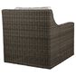 Venture Oasis Swivel Glider Lounge Chair in Ash, , large
