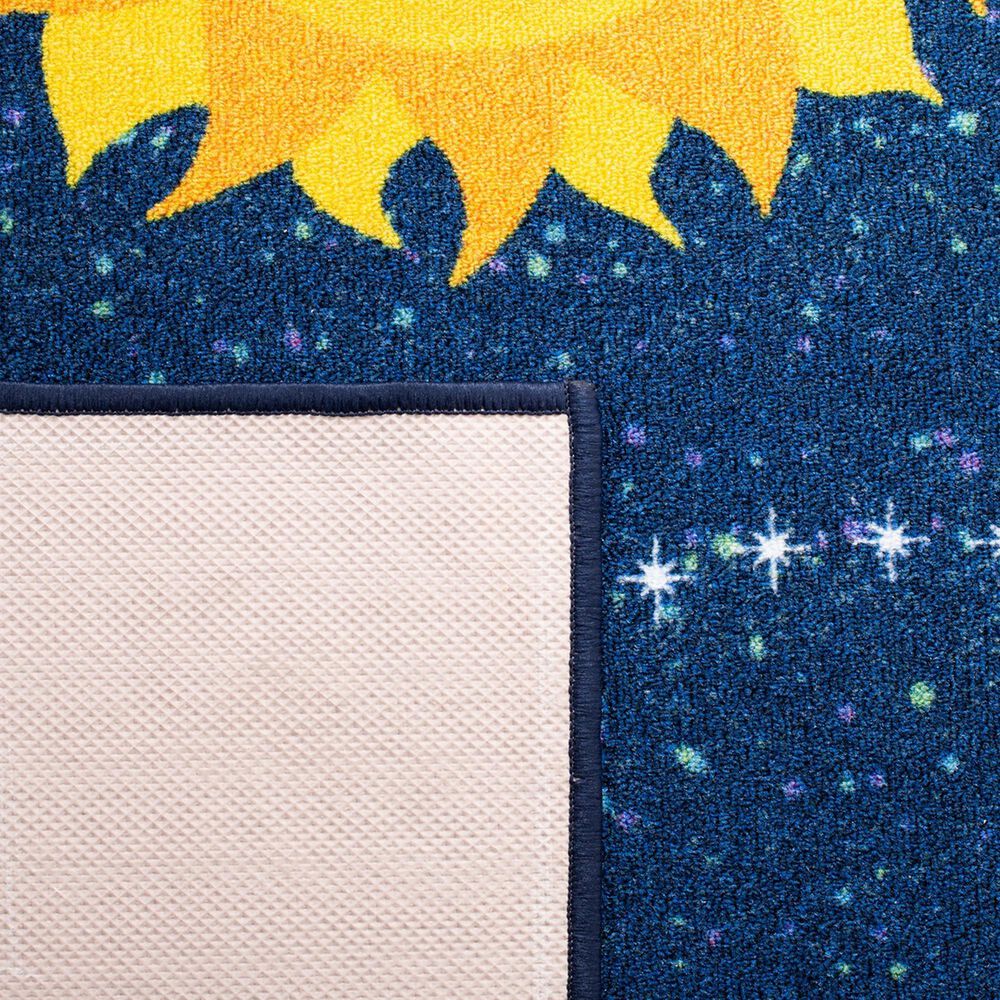 Safavieh Kids Playhouse 7'9" x 10' Navy and Gold Rug, , large