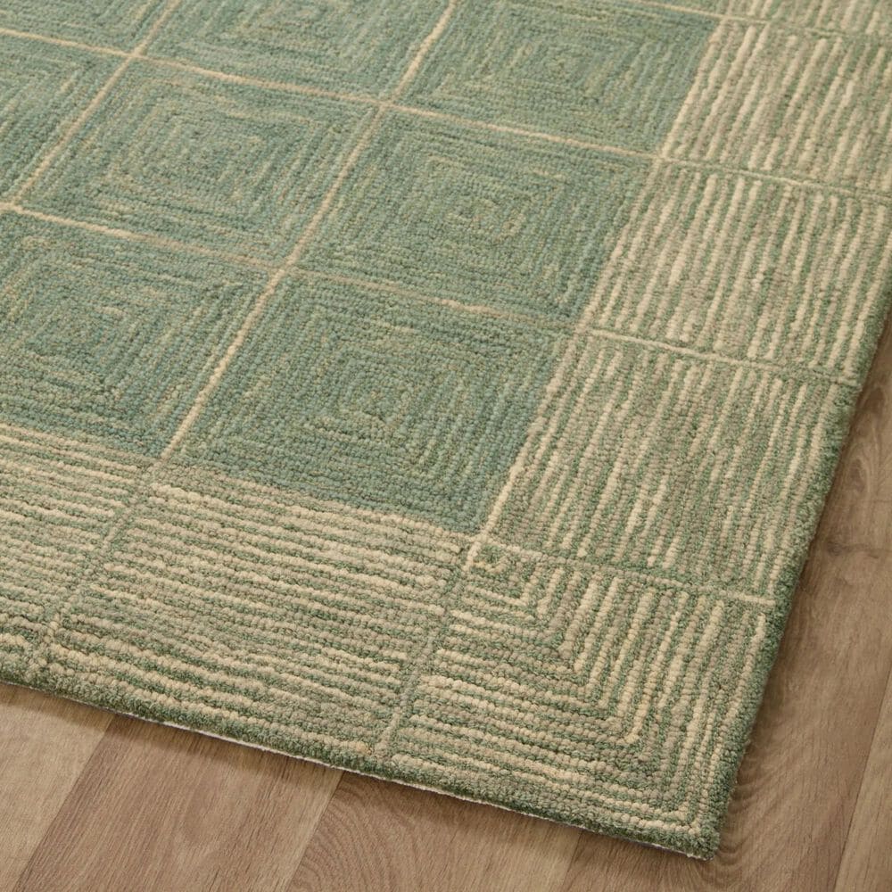 Chris Loves Julia x Loloi Francis 5&#39; x 7&#39;6&quot; Green and Natural Area Rug, , large