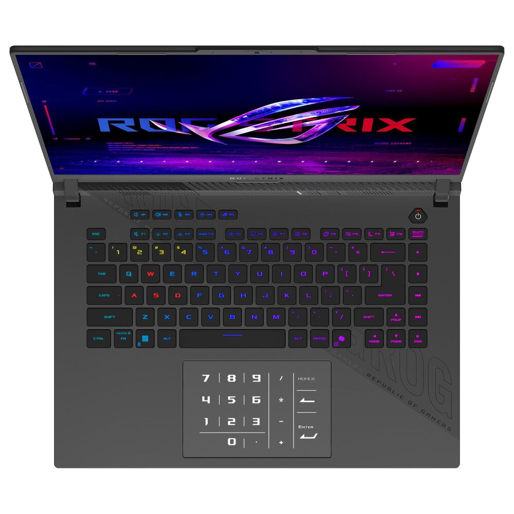 ASUS ROG Strix G16 Gaming Laptop | AMD Ryzen 9 9955HX3D - 32GB RAM - NVIDIA GeForce RTX 5070 - 1TB SSD in Eclipse Gray, , large