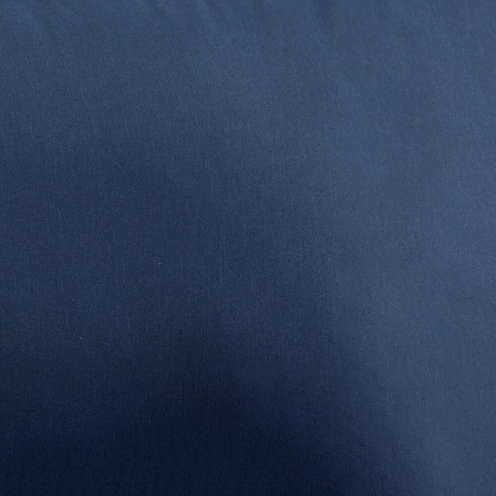 Sunwell Garden Patio Outdoor Swivel Chair with Light Gray Wicker in Navy, , large