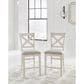 Ashley Robbinsdale 7-Piece Counter Height Dining Set in Antique White, , large