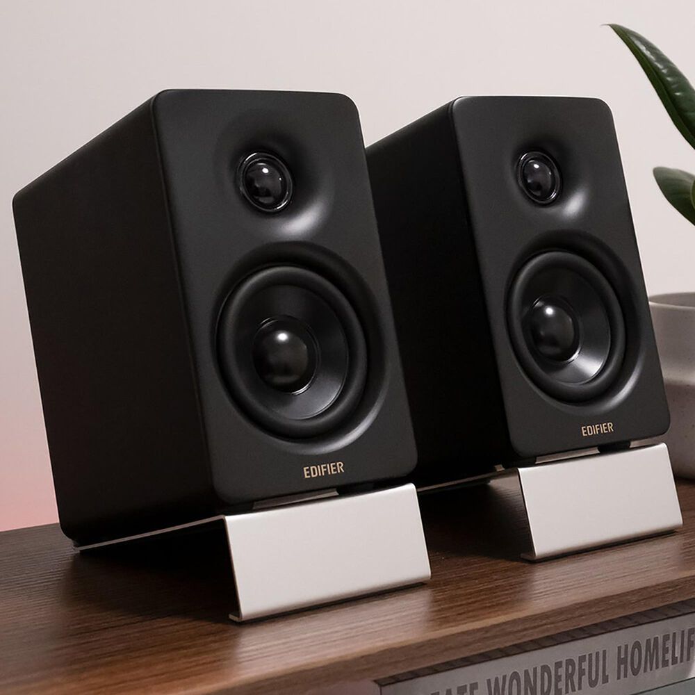 Edifier M60 2.0 Compact Desktop Bluetooth Speakers Pair in Black, , large