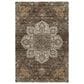 Dalyn Rug Company Silk Road Chocolate, Ivory, Gold, Copper, Gray and Taupe 5" x 7"6" Area Rug, , large
