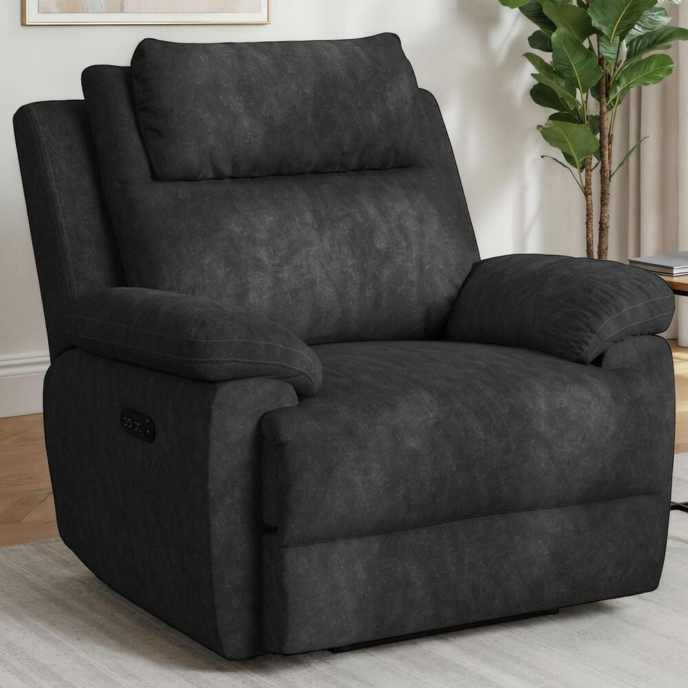 Mayberry Hill Regal Power Recliner in Explore Charcoal, , large