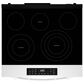 Whirlpool 30" Smart Electric Range with Air Cooking Technology in White, , large