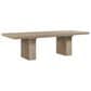 Hawthorne Furniture Nash Double Pedestal Dining Table 82"-106" in White Sand, , large