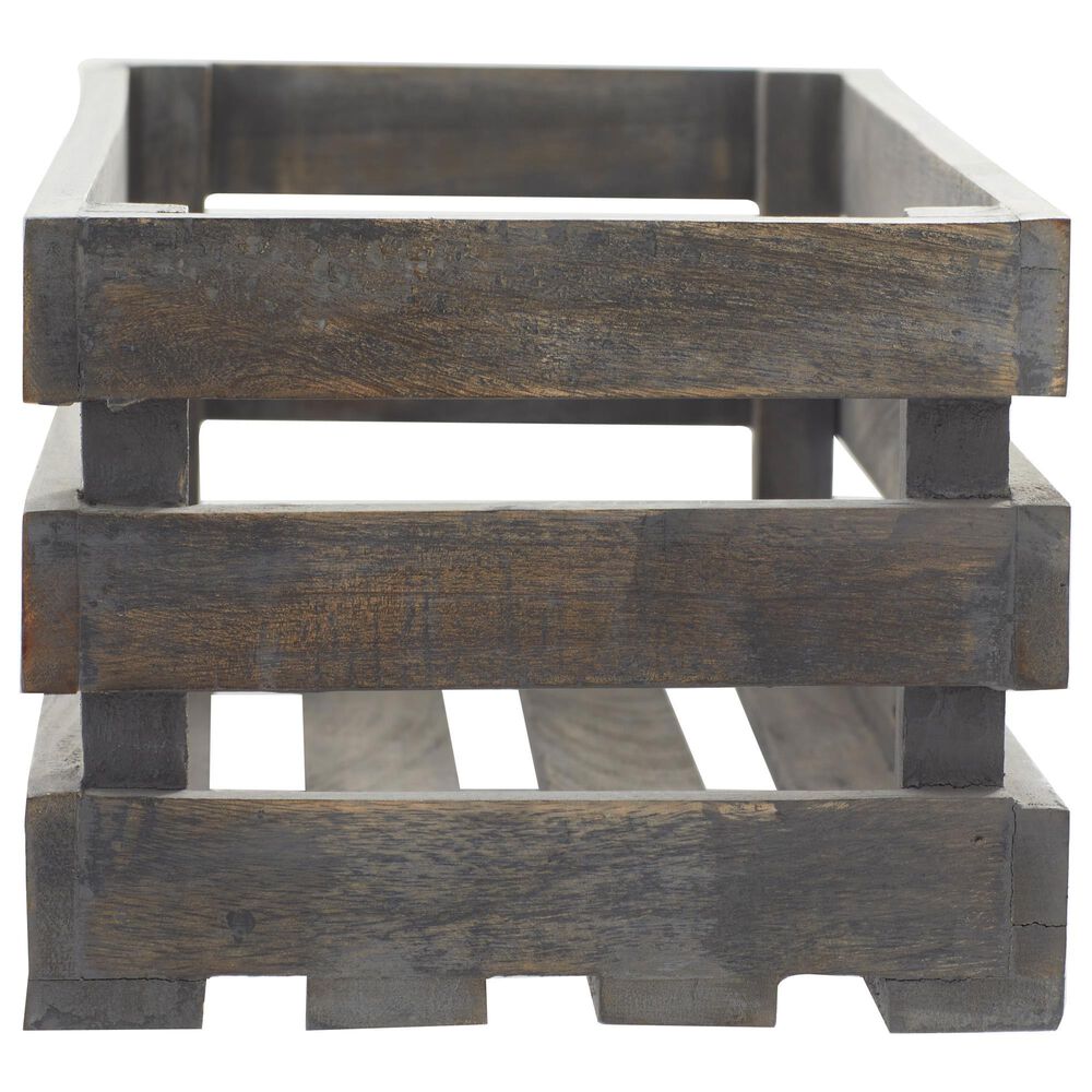 Maple and Jade Farmhouse Wood Tray in Brown &#40;Set of 3&#41;, , large