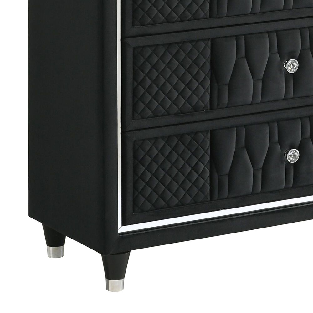 Pacific Landing Lorient 5-Drawer Chest in Black, , large
