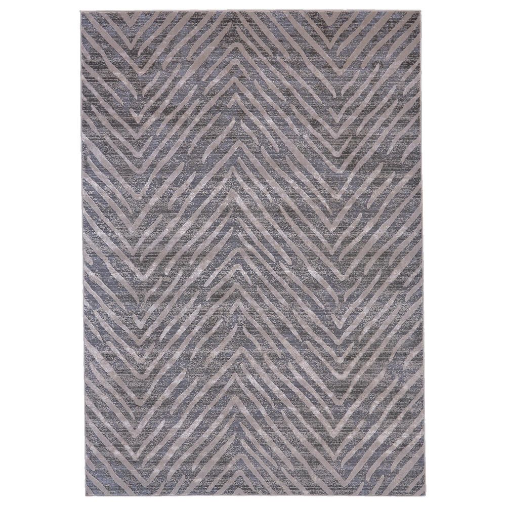 Feizy Waldor 10" x 13"2" Gray Area Rug, , large