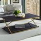 Blue River Westlake Coffee Table in Brushed Gold, , large