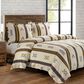 HiEnd Accents Toluca Canvas 3-Piece Super King Duvet Cover Set, , large