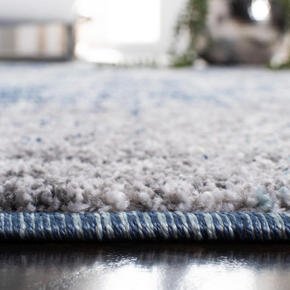 Safavieh Aston ASN704N 2&#39; x 7&#39; Navy and Gray Runner, , large