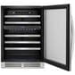 Whirlpool 24" Wide Undercounter Wine Center with 46 Bottle Wine Storage in Stainless Steel, , large