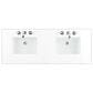 James Martin Vanities Lorelai 60" Double Vanity in Mid-Century Walnut with 3 cm White Zeus Quartz Top, , large